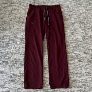 Figs Kade Burgundy Scrub Pant M/T